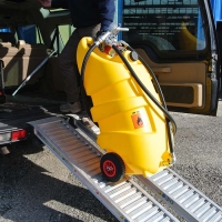 Emilcaddy 55 Portable diesel fuel tank with 24V pump with manual nozzle (EMILCADDY55GA102)