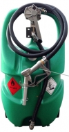 Emilcaddy 110 Portable gas fuel tank with rotary manual pump manual nozzle (EMILCADDY110B1M)